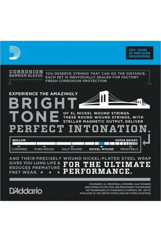D'addario Exl110 Elektro Gitar Teli 10-46