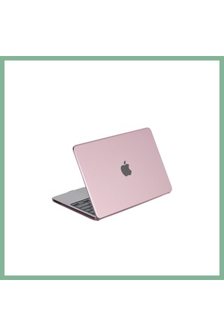 Bşkvirgo Apple Uyumlu MacBook Neo Şeffaf Apple Uyumlu MacBook Kapak - Pembe Bsk2026