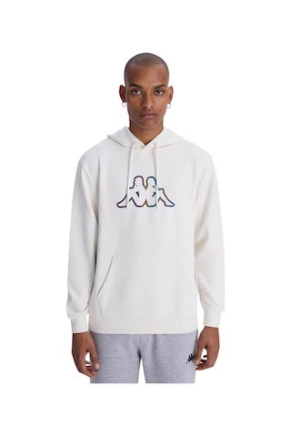 Kappa Logo Brian Erkek Sweatshirt Kap.361x1kw Beyaz