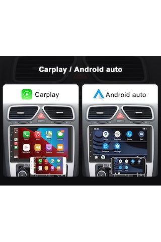 Exvol Android Multimedya +Carplayli Double 7 İnc Ips Ekran+Kamera Youtube