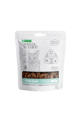 Nature S Protection Superior Care Ördekli, Hindili & Tavuklu Ağız Bakım Kedi Ödülü 75g