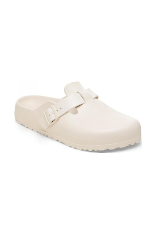 Birkenstock Boston Eva Önü Kapali Beyaz Kadın Terlik