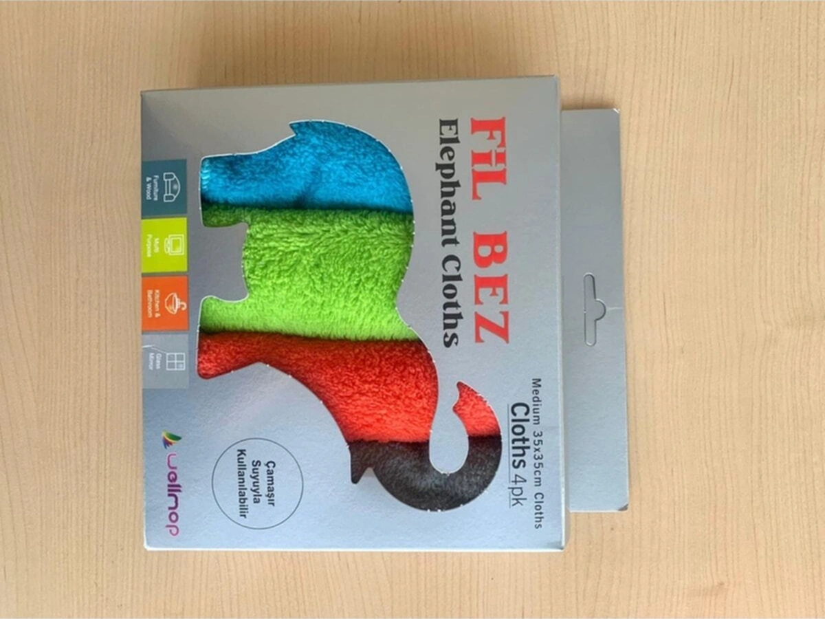 Wellmop Mikrofiber Temizlik Bezi 4'lü Çok Amaçlı Karışık