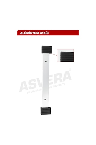 Asvera Merdiven Denge Ayağı - Teleskopik Ve Akrobat Merdiven Yedek Parçası - Alüminyum Bar