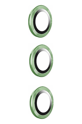 Kilifone - Samsung Uyumlu Galaxy S23 Plus - Kamera Lens Koruyucu Cam Filmi - Yeşil