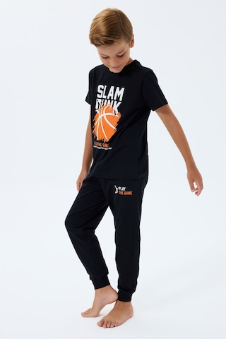 Rolypoly Erkek Çocuk Siyah Pijama Takım Rp3762-c-v2