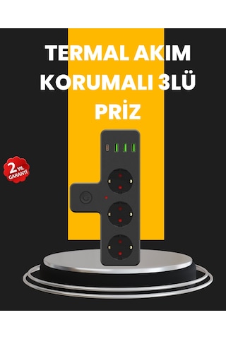 Ev Ve Ofis İçin Akıllı Çoklu Priz 7 Girişli 10