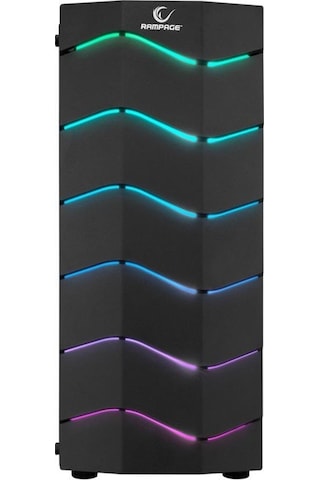 Rampage ARC-X RGB Ledli Siyah Acrylic Panel 120mm Fanlı Gaming Oy
