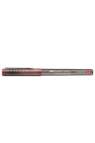 Faber-castell Free Ink Roller Kalem 0.5, Kırmızı, Silinmez Kalıcı Mürekkep, İğne Uçlu, Akıcı Yazım, Mürekke Genel