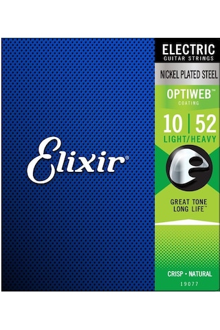 Elixir 010-052 Optiweb Elektro Gitar Teli 19077 Elixir 010-052 Optiweb Elektro Gitar Teli 19077