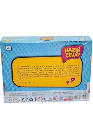 Laço Hazır Cevap Lc7506 Çocuklar İçin Eğitici Ve Öğretici Kutu Oyunu