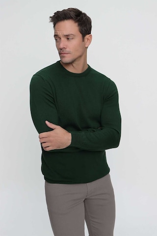 Morven Basic Dinamik Fit Rahat Kesim Bisiklet Yaka Triko Kazak 99kc017005710 Haki