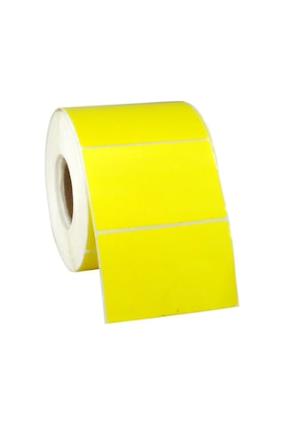Elitrulo Barkod Etiketi 30x50 Termal SARI - 1000 Adet