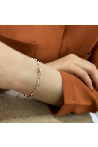 14 Ayar Altın Dorikalı Bileklik