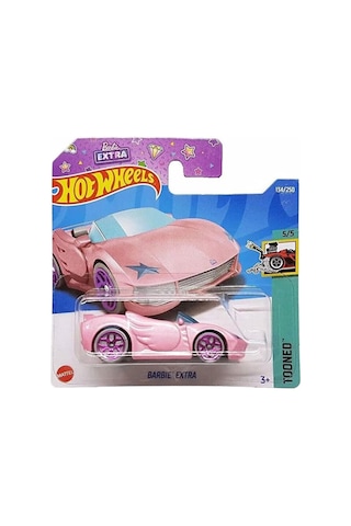 Barbie Extra Pink Hot  Wheels Tekli Arabalar 1/64 Ölçek Metal Oyu