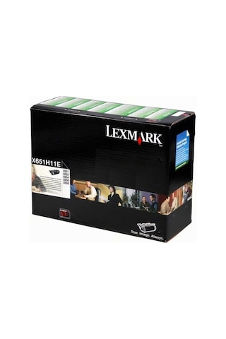 Lexmark X651H11E/X651 Yüksek Kapasiteli Siyah Toner