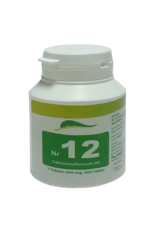Schüssler Dr. Tuzları Nr.12 Calciumsulfuricum 400 Tablet
