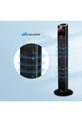 Minofell Mino Mf-5506s Kule Tip Vantilatör 45w 220v Dijital Ekran