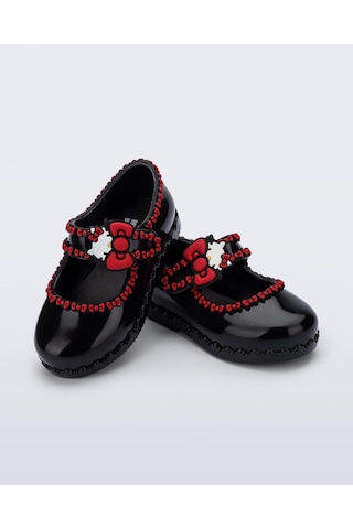 Mini Melissa Hip Ballerina + Hello Kitty And Friends Siyah Kız Çocuk Ayakkabı 37993