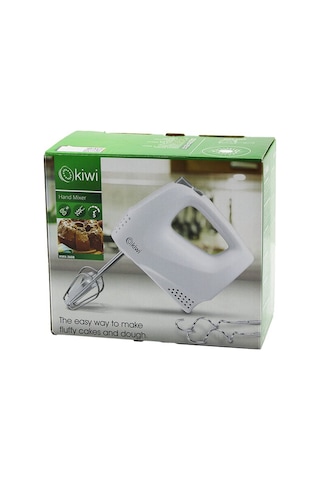 Kiwi Kmx-3608 Elektrikli El Mikseri 2pcs Metal Çırpma Aparatı - 2pcs Hamur Kancası 5 Kademe Hız Çırp