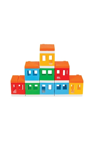 Pilsan Mini Kent 40 Parça Eğitici ve Zeka Geliştirici Oyun Evi