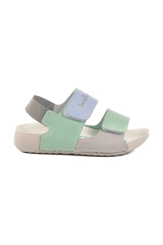 United Colors Of Benetton Yeşil Cırtlı Kız Çocuk Sandalet Bn-1422 P Mint Yeşili-bebe Mavi