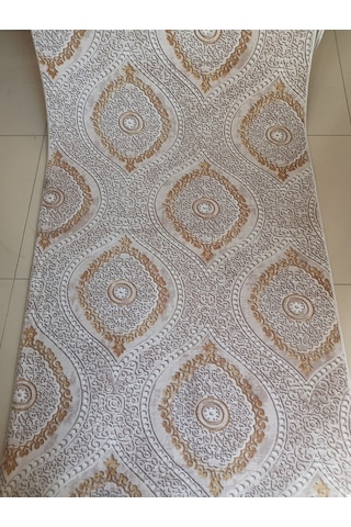 Aslan Home Gold Klasik Yıkanabilir Kaymaz Taban Dört Mevsimlik Salon, Banyo, Balkon, Genç Odası Kesme Yolluk