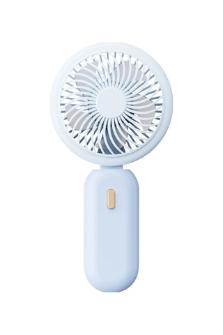Taşınabililir Mini Usb Şarjlı 3 Kademeli El Masaüstü Vantilatör Fan Soğutucu Ym88220 Mavi