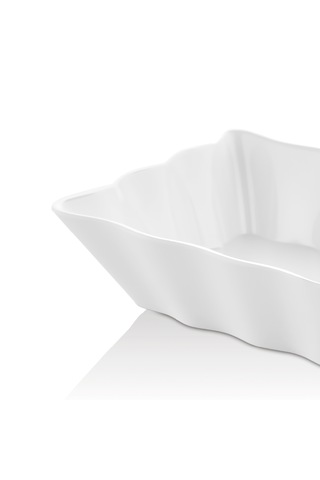 Alezy 556 Göreme Melamin Termostar Lagün Ekmeklik 26x20 Cm Beyaz