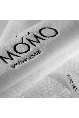 Momo Professional Nakışlı Beyaz Havlu 30 50 Beyaz