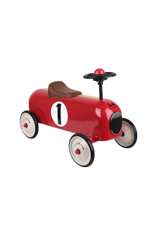 Vintage Minik Klasik Arabam Kırmızı Metal Gövde Sessiz Tekerlekli Çocuk Sürme Oyuncak Araba Çok Renkli