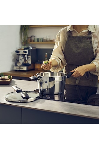 Fissler Vitaquick Elemental 4.5 L Düdüklü Tencere Gri