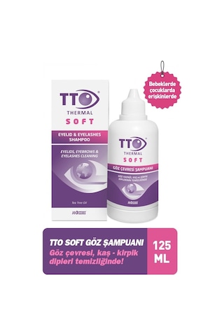 Tto Soft Göz Çevresi Şampuanı 125 Ml Çay Ağacı Yağı / Tea Tree Oıl