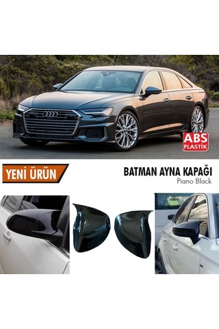 Audi A6 Yarasa Ayna Kapağı Batman Parlak Siyah Piano Black