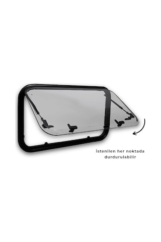 Babarvy Amortisörlü Cam - 90 Açılır 90x50