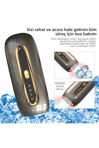 Yues Ipl Safir Başlıklı Lazer Epilasyon 4 Modlu Epilasyon Cihazı