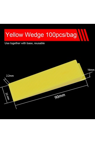 Jeemson Seramik Yerleştirici Takım: Taşımabilir Sıkma Pense, Dayanıklı, Kayma Engeli, Kolay Kullanim, Sarı Renk