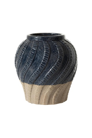 Lexroo Wavy Seramik Vazo 18 X 19 Cm Çok Renkli