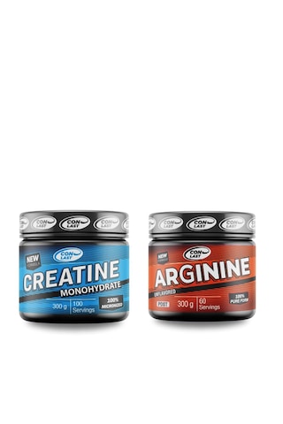 Creatine Monohydrate 300 Gr/ Arginine 300 Gr Aromasız