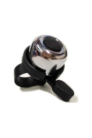 Sarissa Çocuk Bisikleti Zil 1. Kalite Plastik Gövde Metal Çan Siyah Gümüş Gümüş - Siyah