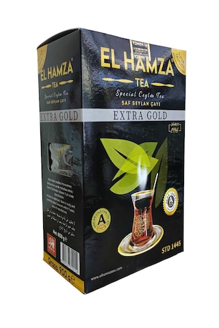 El Hamza Tea Extra Gold 1 Adet 800 Gr'lık Ithal Çay %100 Special Saf Seylan Çayı