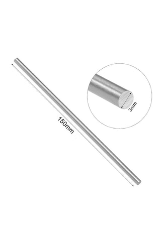 3mm X 150mm Metal Mil Çelik Çubuk Aks Oyuncak Rc Araba Robot Mode