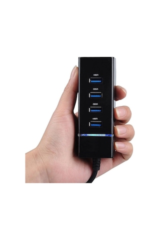 4 Port Usb Hub 3.0 Usb Çoklayıcı Işıklı Usb Çoğaltıcı Switch