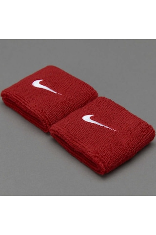 Nike Swoosh Wristbands Havlu El Bilekliği Kırmızı