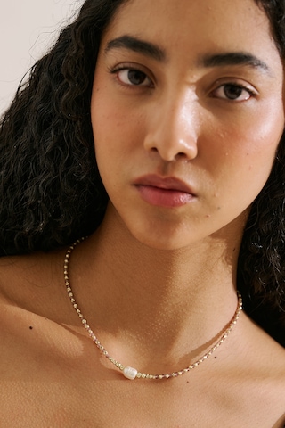 İncili Boncuk Kolye Lila Ss26kly00012-11