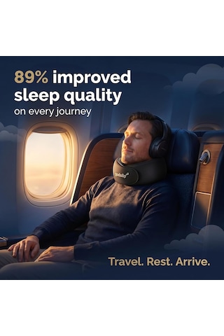 Seyahat Yastığı - Sık Seyahat Edenler İçin Üstün Konfor Ve Ergonomik Destek, Yolculuk Sırasında Optimum Dinlenme