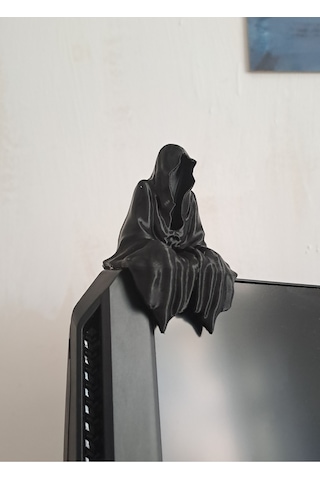 3d Masa - Kitaplık - Gamer Dekorasyonu Ghost Azrail Kitaplık Figür/biblo