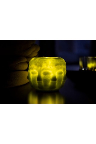 Fener Mum Buddah Yeşil Kavun Kokulu Dekoratif Mum