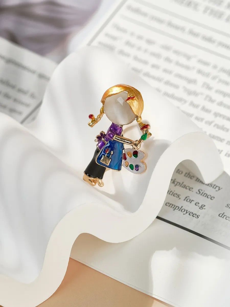 Queen Fair Kadınlarda Orijinal Broş 19888568 Siyah