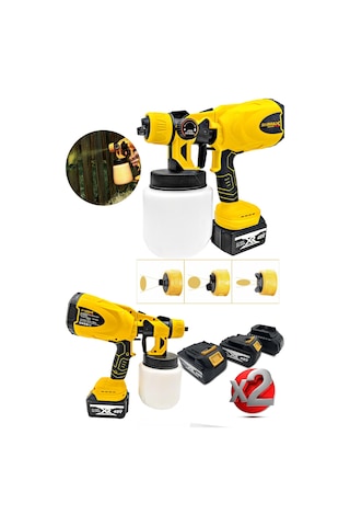 Stilmax Germany 48V 10Ah Çift Akülü Sprey Boya Tabancası